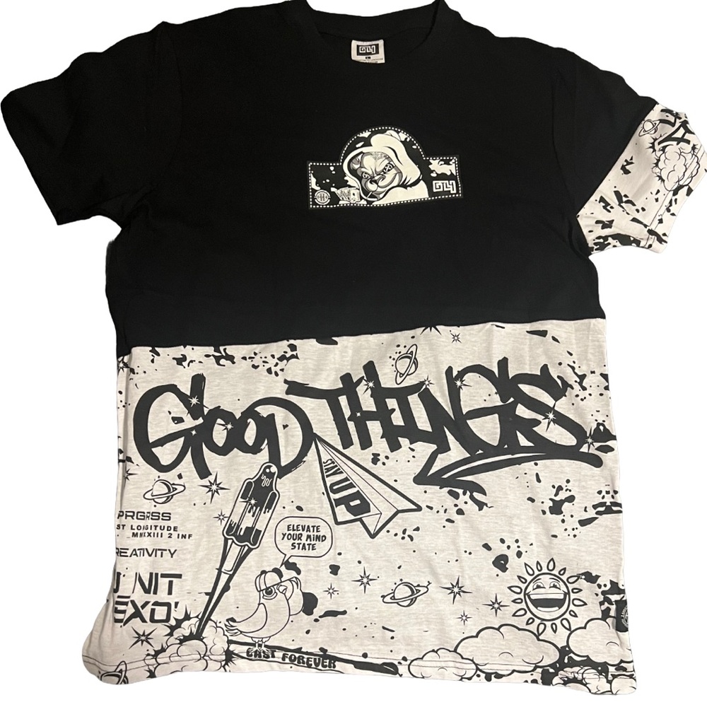 Black GTL4 T-Shirt. Good things last forever 100% authentic new without tags.